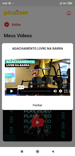 Ptrainer - Consultoria Fitness Screen 3