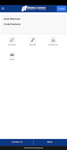 Android application SLCU Mobile Banking screenshort