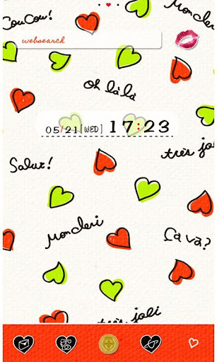 Android application -French- Theme +HOME screenshort