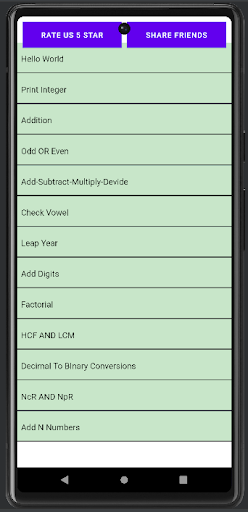 App preview