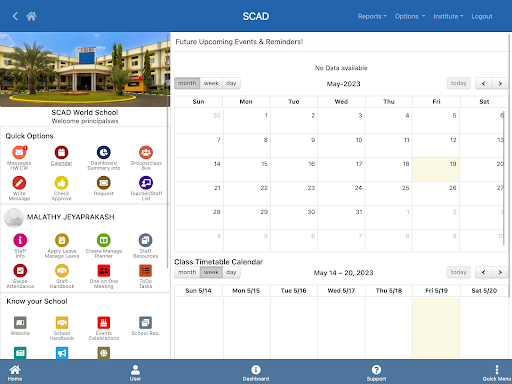 SCAD App Screen 3
