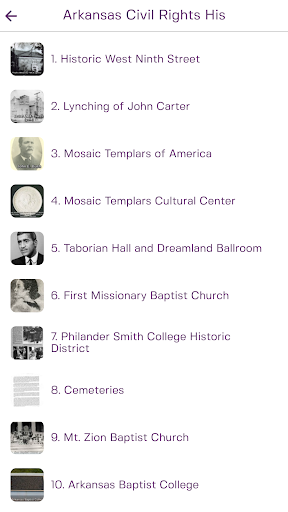 Arkansas Civil Rights History Screen 3