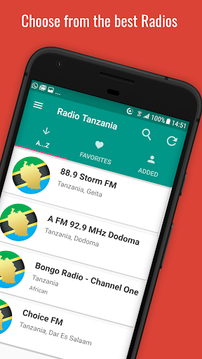 Android application Radio Tanzania screenshort