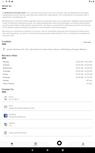 PENGUIN FOOD DELIVERY