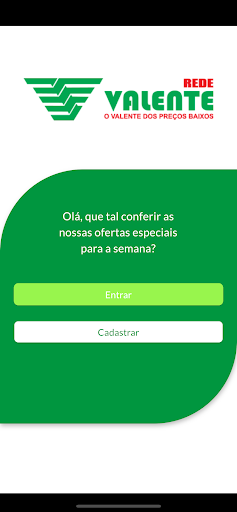 Android application Valente Fidelidade screenshort