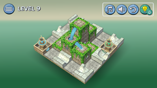 Flow Water Fountain 3D Puzzle APK MOD (Compras Gratis) 3