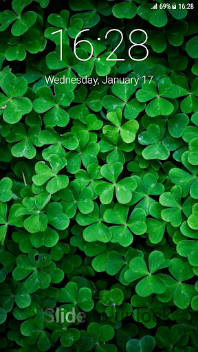 Android application St Patrick's Day Lock Screen screenshort