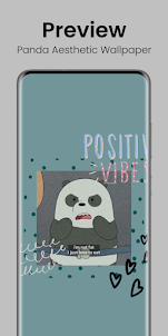 Panda Aesthetic Wallpaper