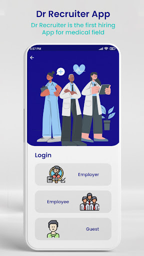 Android application Dr Recruiter screenshort