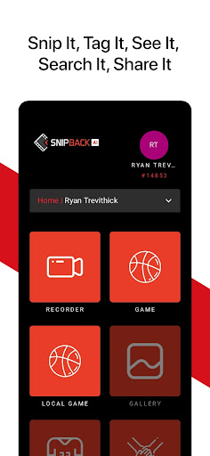 Android application SnipBack screenshort