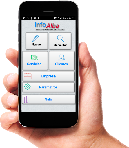 Android application Invoices, Delivery Notes screenshort