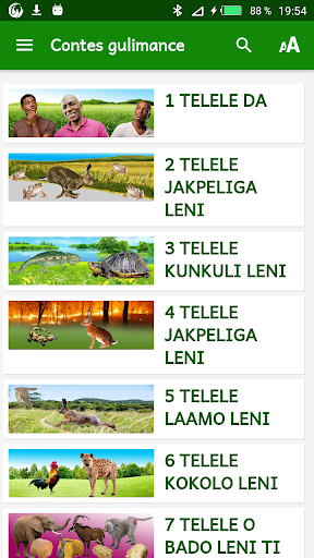 Android application Contes gulimance screenshort