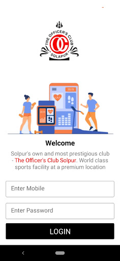 Android application Officer's Club Solapur screenshort