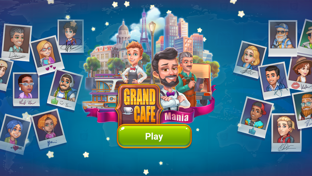 Grand Cafe Mania 0.43 APK + Mod (Unlimited money) untuk android