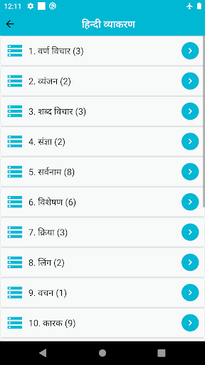 Hindi Grammar - हिन्दी व्याकरण Screen 3