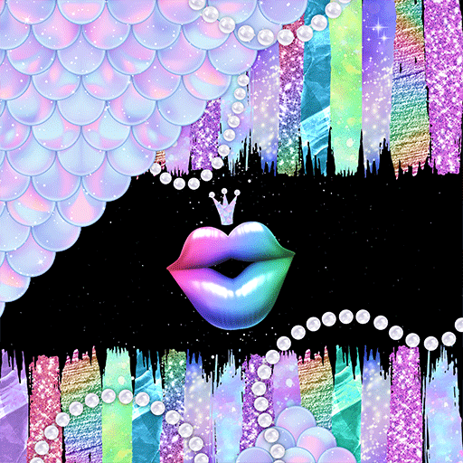 Hologram Mermaid - Wallpaper logo