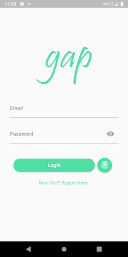 Android application Gap Cloud - Sales App screenshort