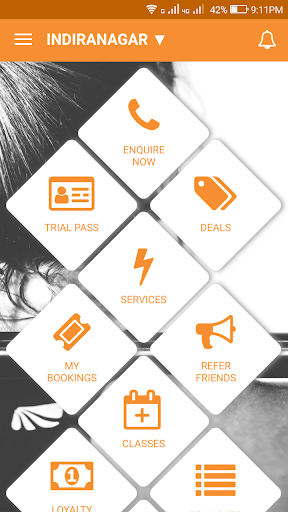 App for gym Screen 2