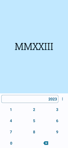 Android application Roman Numerals Converter screenshort