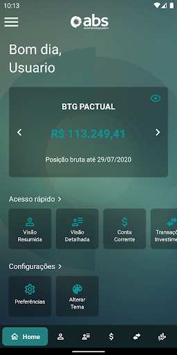 Android application ABS Mobile screenshort