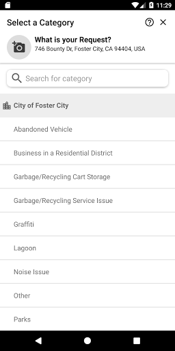 Foster City Access Screen 3