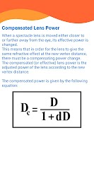 Lens Vertex Distance Calculator