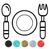 Kitchen Tools Coloring Book icon