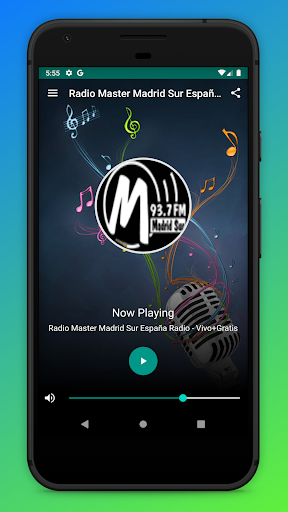 Android application Radio Master FM Madrid Sur App screenshort