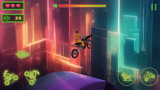 NeonRider: Cyberpunk Run & Gun - Screenshot 1