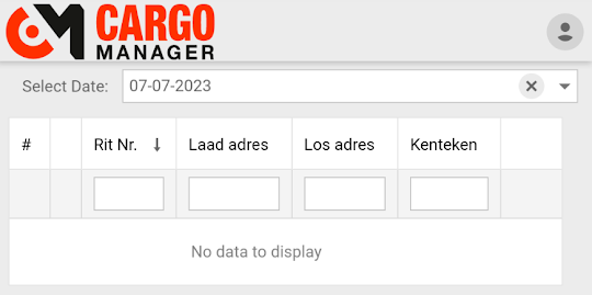Cargo Manager Driver App
