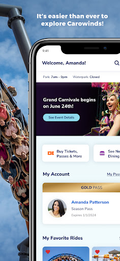 Carowinds Screenshot 2 - AppWisp.com