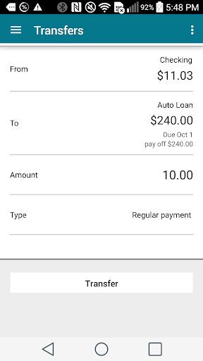 Hartford Federal Credit Union Screen 3