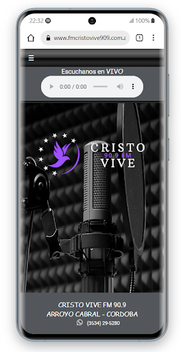 Android application FM CRISTO VIVE 90.9 screenshort