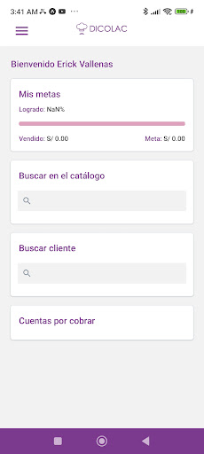 Dicolac: App Vendedores Screen 3