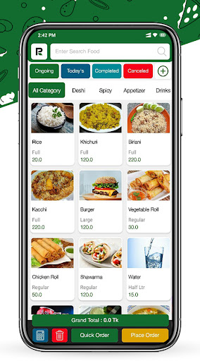 RestoraPOS Lite Screen 2