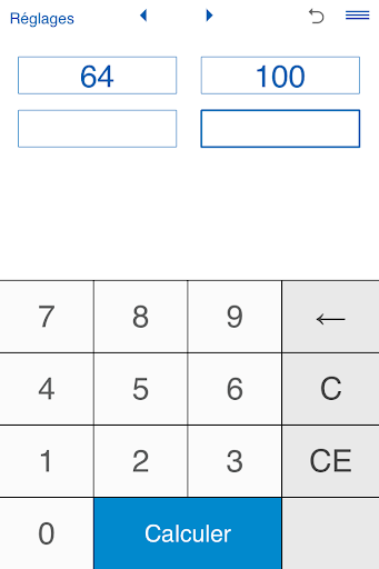 Aperçu de l'application