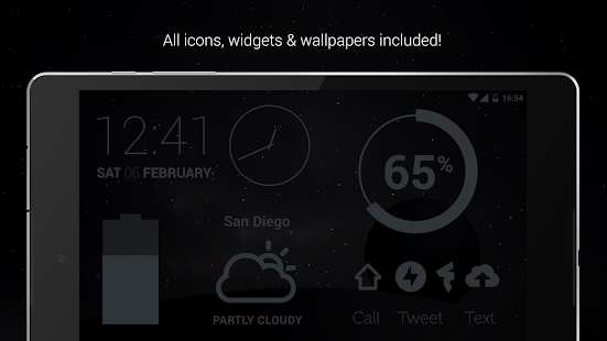 Murdered Out Pro - Black Icons Screenshot