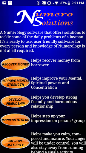 Numero Solutions Screenshot