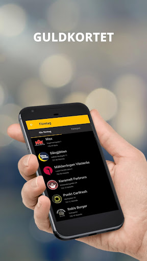 Android application Guldkortet screenshort