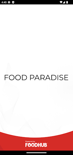 Android application The Food Paradise screenshort