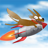 Crazy Rocket and Dog icon