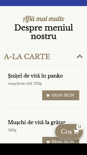 Android application Restaurant Pizzeria delVecchio screenshort