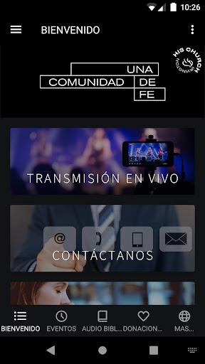 Android application His Church Irvington screenshort
