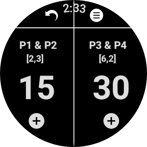 ScorePRO (Paddle Tennis) Screen 2