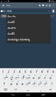 English Telugu Dictionary Screenshot