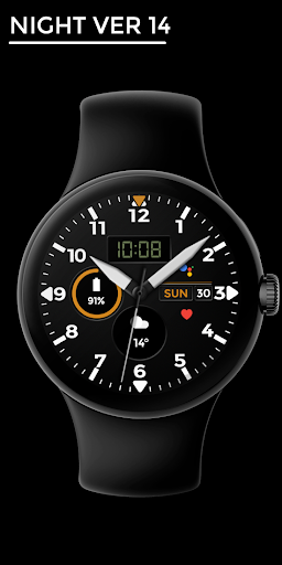 Night ver 14 - watch face screenshot 6