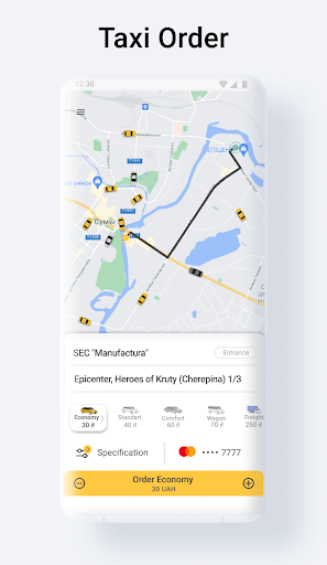 Android application Hub – taxi cheap screenshort