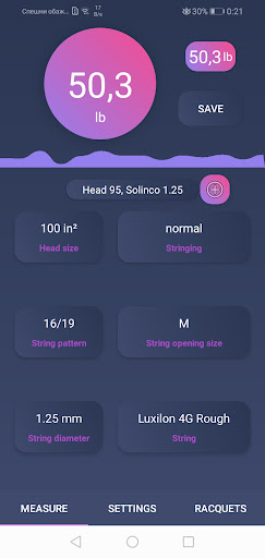 TennisTension Pro Screen 2