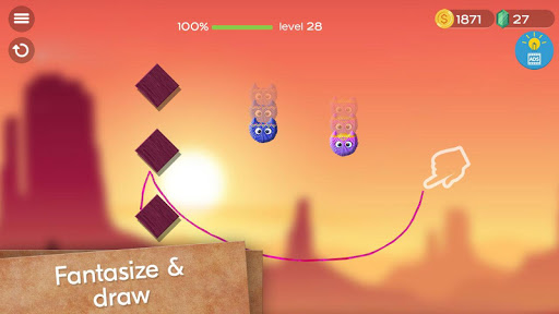 Android application Love Cats Rope screenshort