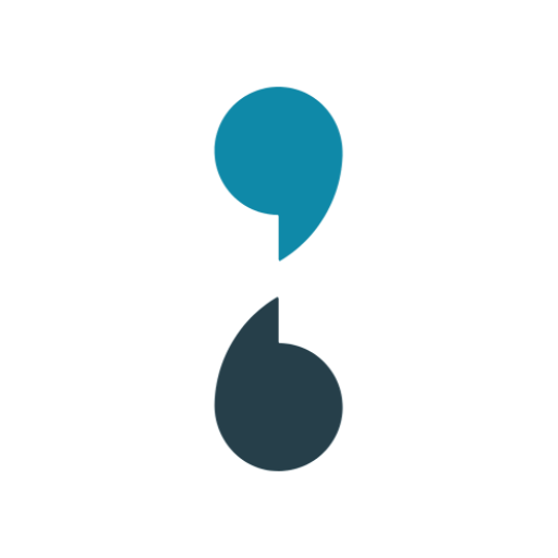 따옴; 손에 손잡고 릴레이 소설 쓰기 logo